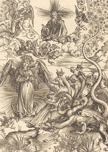 Apokalyptická žena, 1498. od Albrecht Dürer
