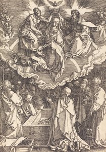 Nanebevzetí a korunovace Panny Marie, 1510. od Albrecht Dürer