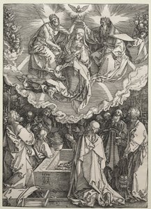 Nanebevzetí a korunovace Panny Marie, 1510. od Albrecht Dürer
