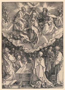 Nanebevzetí Panny Marie ze série Život Panny Marie od Albrecht Dürer