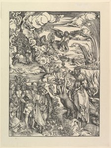 Babylonská děvka z Apokalypsy. Faksimile.n.d. od Albrecht Dürer