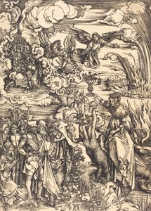 Babylonská děvka, pravděpodobně c. 14961498. od Albrecht Dürer