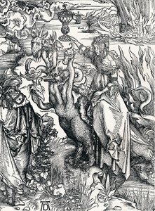 Babylonská děvka, 1498, 1906 od Albrecht Dürer