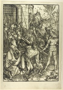 Nesení kříže, z Velkého umučení od Albrecht Dürer
