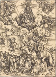 Bestie se dvěma rohy jako beránek od Albrecht Dürer