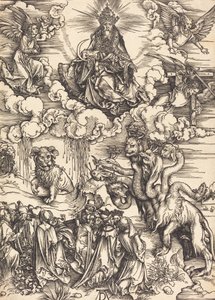 Bestie se dvěma rohy jako beránek, pravděpodobně c. 14961498. od Albrecht Dürer