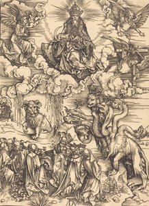 Bestie se dvěma rohy jako beránek, pravděpodobně c. 14961498. od Albrecht Dürer