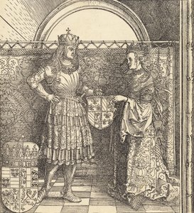 Zasnoubení Maxmiliána s Marií Burgundskou, 1511. od Albrecht Dürer
