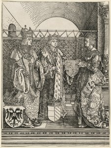 Zasnoubení Filipa Sličného s Johanou Kastilskou od Albrecht Dürer