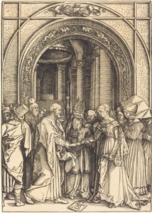 Zasnoubení Panny od Albrecht Dürer