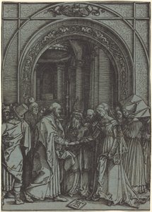 Zasnoubení Panny Marie od Albrecht Dürer