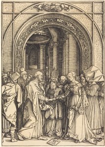 Zasnoubení Panny Marie od Albrecht Dürer