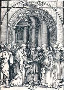 Zasnoubení Panny, 1506 1906. od Albrecht Dürer