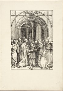 Zasnoubení Panny, ze Života Panny od Albrecht Dürer