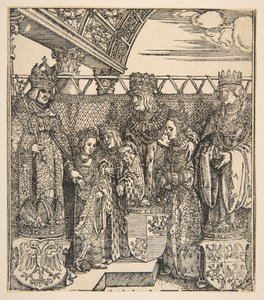 Kongres knížat ve Vídni.n.d. od Albrecht Dürer