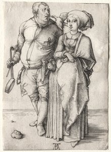 Kuchař a jeho žena od Albrecht Dürer