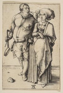 Kuchař a jeho manželka, ca. 1496. od Albrecht Dürer