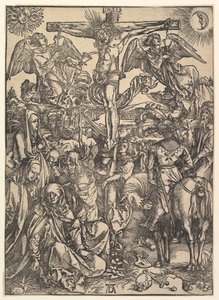 Ukřižování, z Velké vášně, ca. 1498. od Albrecht Dürer