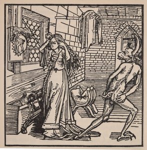 The Demon of Vanity and the Coquette, ilustrace z 