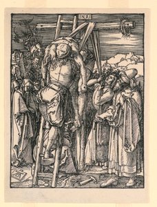 Sestup z kříže (The Deposition), ze série Malé vášně od Albrecht Dürer