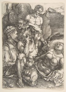 Zoufalý muž, ca. 1515. od Albrecht Dürer