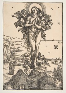 Povýšení svaté Máří Magdalény.n.d. od Albrecht Dürer