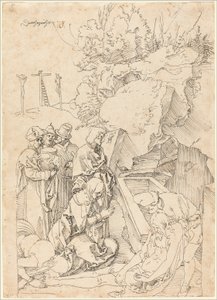 Pohřeb od Albrecht Dürer