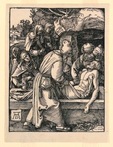 The Entombment, ze série The Little Passion od Albrecht Dürer