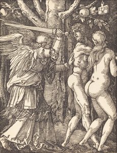 Vyhnání z ráje, 1510. od Albrecht Dürer