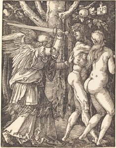 Vyhnání z ráje, z knihy Malá vášeň od Albrecht Dürer