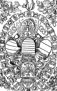 Pět císařských erbů, 1515 1906 od Albrecht Dürer