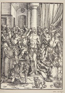 Bičování od Albrecht Dürer