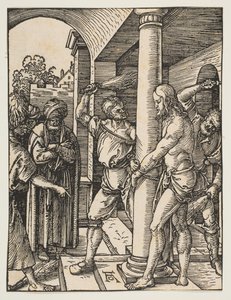 Flagellation, od Malé vášně, ca. 1509. od Albrecht Dürer