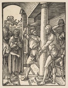 Flagellation, od Malé vášně, ca. 1509. od Albrecht Dürer