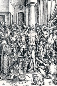 Bičování Krista, 1498 1906 od Albrecht Dürer