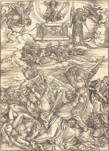 Čtyři andělé pomsty od Albrecht Dürer