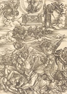 Čtyři andělé pomsty, 1498. od Albrecht Dürer