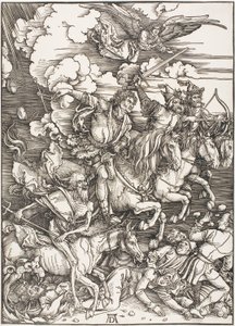 Čtyři jezdci z Apokalypsy, z Apokalypsy od Albrecht Dürer