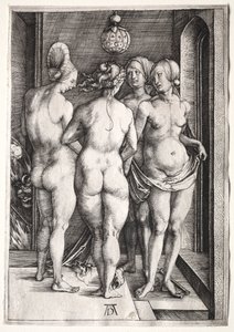 Čtyři čarodějnice (Čtyři nahé ženy) od Albrecht Dürer