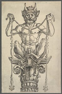 Horní blok Velkého sloupu, ca. 1517. od Albrecht Dürer