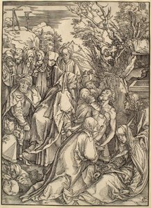 Velké utrpení: Snímání z kříže od Albrecht Dürer