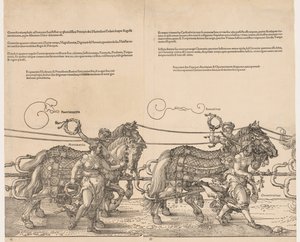 Velký triumfální vůz císaře Maxmiliána od Albrecht Dürer