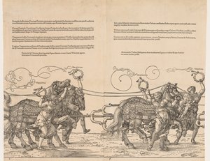Velký triumfální vůz císaře Maxmiliána, 1523. od Albrecht Dürer