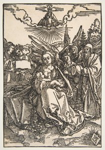 Svatá rodina s pěti anděly, ca. 1503. od Albrecht Dürer