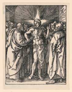 Nevěra svatého Tomáše ze série Malé vášně od Albrecht Dürer