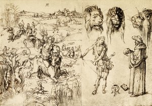 Únos Evropy od Albrecht Dürer
