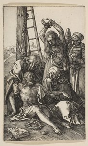 Oplakávání, z Umučení, 1507. od Albrecht Dürer