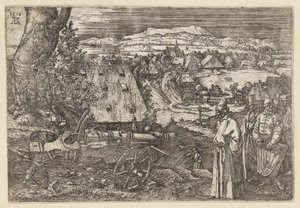 Krajina s dělem od Albrecht Dürer