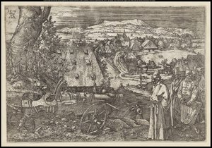 Krajina s dělem, 1518 od Albrecht Dürer