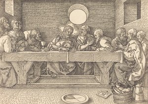 Poslední večeře, 1523. od Albrecht Dürer